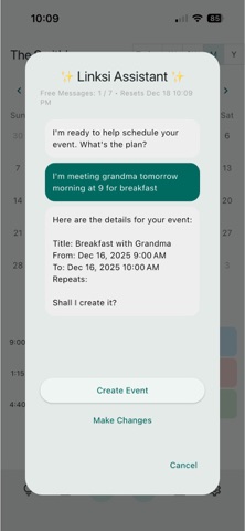 Linksi: Family Shared Calendar screenshot