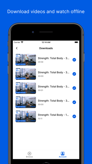 Chris Ryan Fitness: Home & Gym Screenshot 2 - AppWisp.com Chris Ryan Fitness: Home & Gym Screenshot 2 - AppWisp.com
