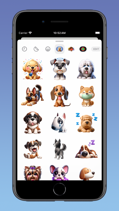 Cute Doggies Stickers Screenshot