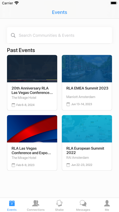 RLA Conference & Expo Screenshot