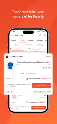 Shopee Seller Center App Store preview screenshot 4