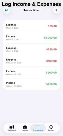 HustleUp: Side Hustle Tracker Screenshot 3 of 5