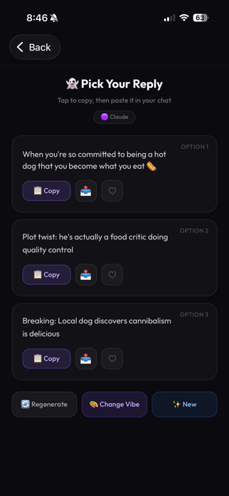 Ghosted - AI Reply Writer Screenshot 3 of 4