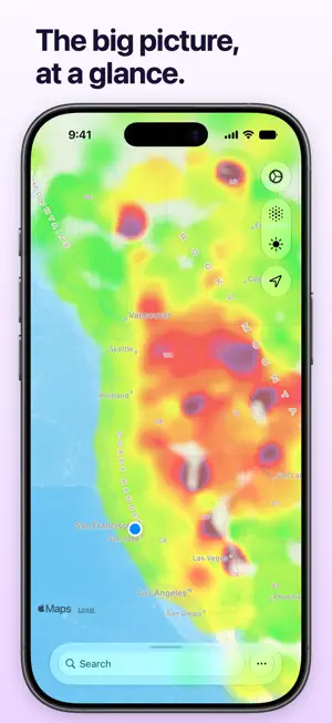 Paku - Air Quality & AQI Map screenshot 3