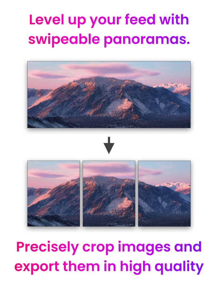 Panorama Split Photo Editor