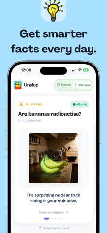 Unslop: Screen Time Blocker iPhone screenshot