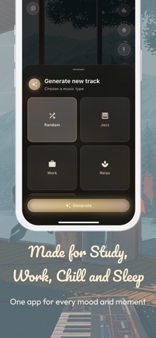 CafeLofi: Focus & Calm iPhone screenshot