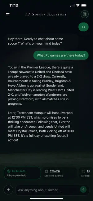 AI Soccer Assistant screenshot 2
