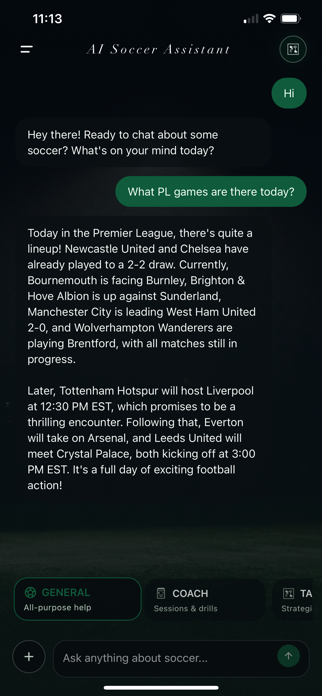AI Soccer Assistant Screenshot 2 of 9