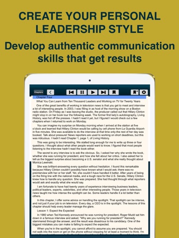 Speak Like a CEO (McGraw Hill) iPad screenshot