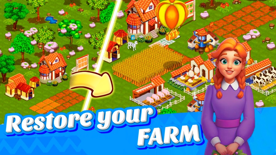 #2. My Farm: Harvest Day (iOS) By: Fedor Loktev
