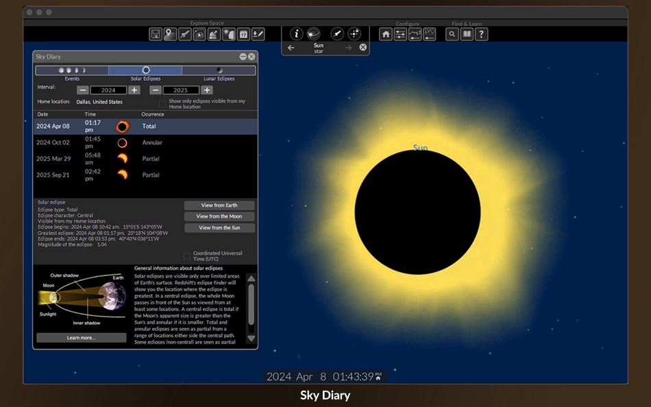 #4. Redshift 9 - Enjoy Astronomy (macOS) 게시자: USM