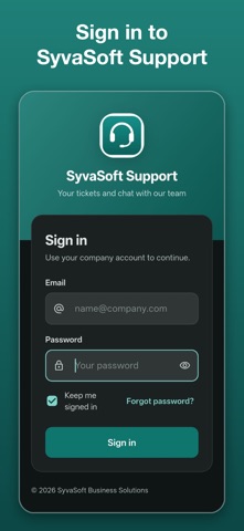 SyvaSoft Support screenshot 1