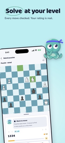 Chess Tactics: Puzzle Trainer Screenshot 2 of 5
