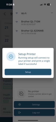 CharitySuite Check-In screenshot