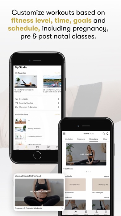 Barre Teja iPhone screenshot 7 - Health & Fitness app