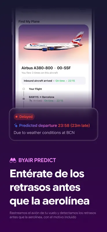 byAir: Seguimiento Vuelos screenshot 3 of 8