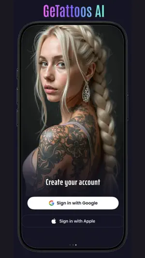 GeTattoos AI Tattoo Generator screenshot 1