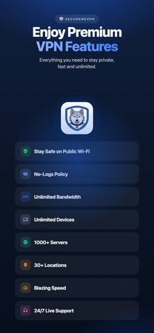 SecuremeVPN - Fast Private VPN Screenshot 7 of 7