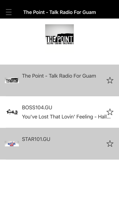 93.3 ThePOINT Guam iPhone screenshot 2 - Entertainment app