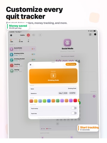 Habit Breaker - Quitter iPad screenshot
