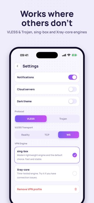 VPN Ninja: Fast VLESS Proxy Screenshot 4 of 5