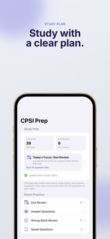 CPSI Exam Prep iPhone screenshot