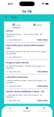 TuVia Saúde iPhone screenshot