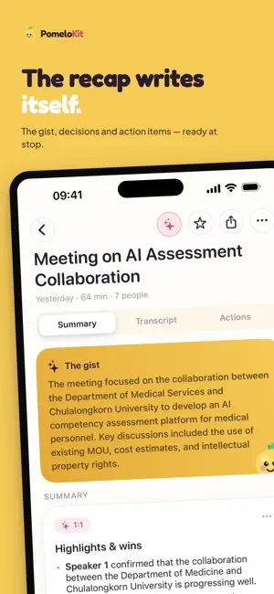 PomeloKit - AI Meeting Notes screenshot 3
