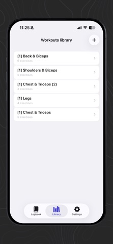 Robur: Gym logbook Screenshot 5 of 5
