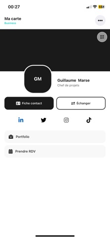 Vixeo - Cartes de visite screenshot