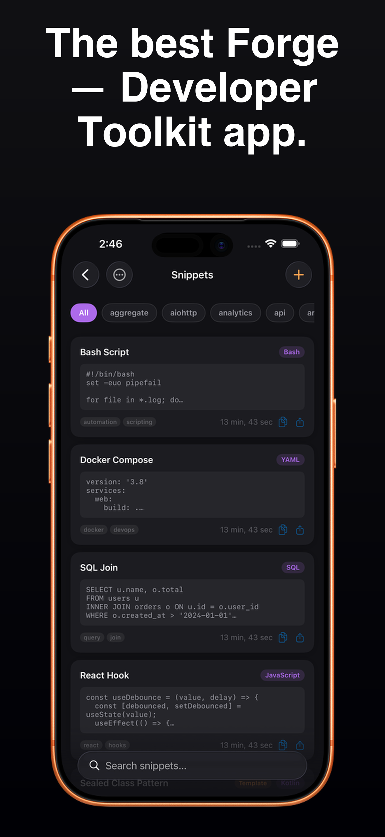 Forge — Developer Toolkit