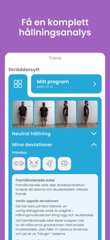 Postra - For better posture iPhone screenshot