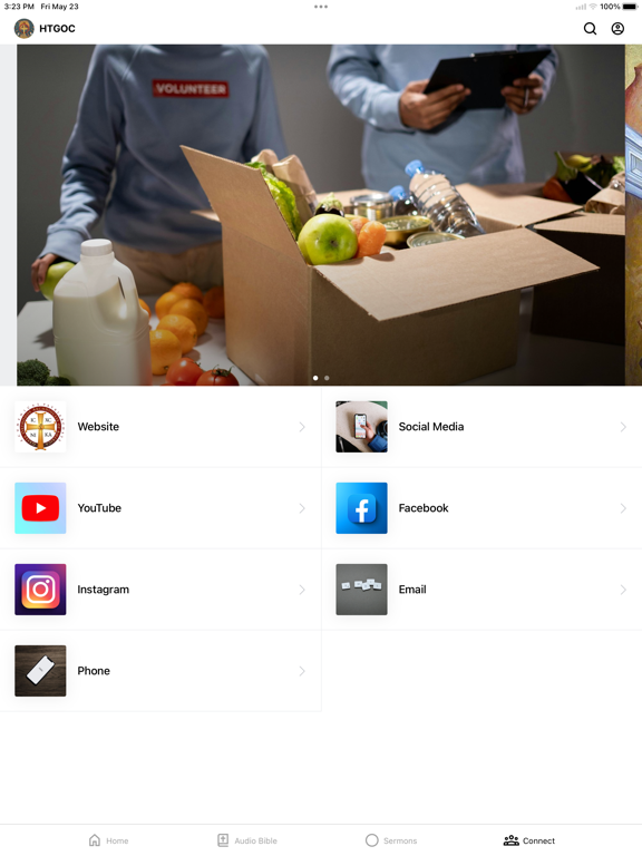 Holy Trinity Orlando iPad screenshot 3 - Education app