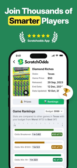 ScratchOdds: Lotto Tracker Screenshot 6 of 6