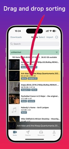 Media Pro · Video Player iPhone screenshot