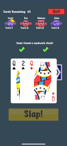 Slap Card Game screenshot