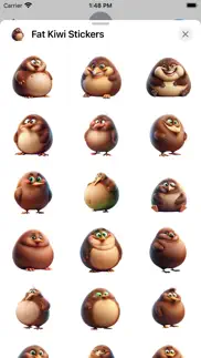 fat kiwi stickers iphone screenshot 1