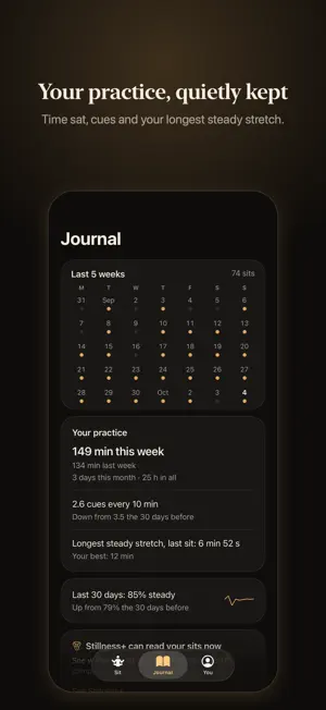 Unguided Meditation Timer: Zen screenshot 4