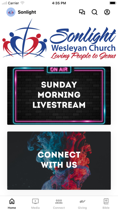 Sonlight Wesleyan Church app screenshot