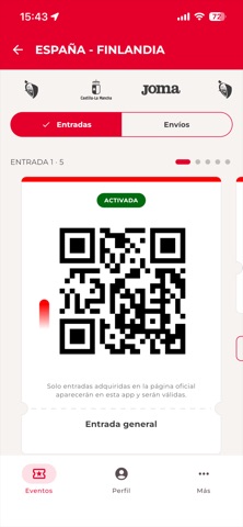 RFEF Tickets Screenshot 3 of 4