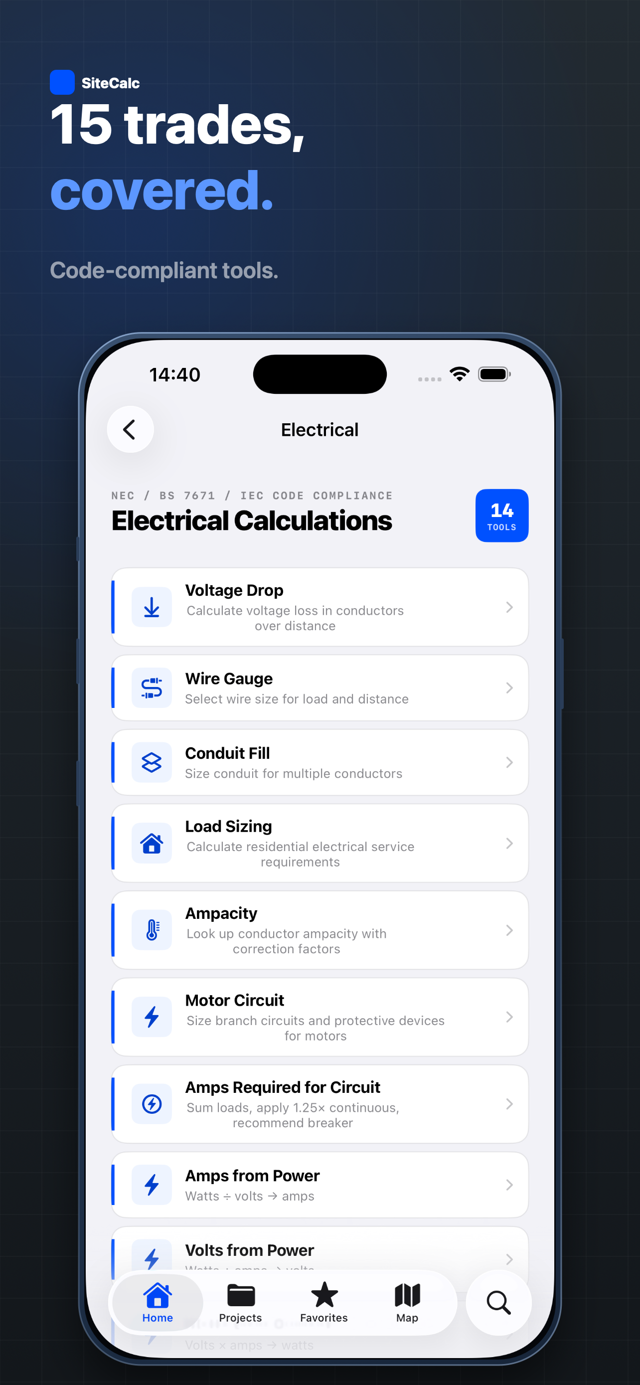 SiteCalc: Construction Calc screenshot 5