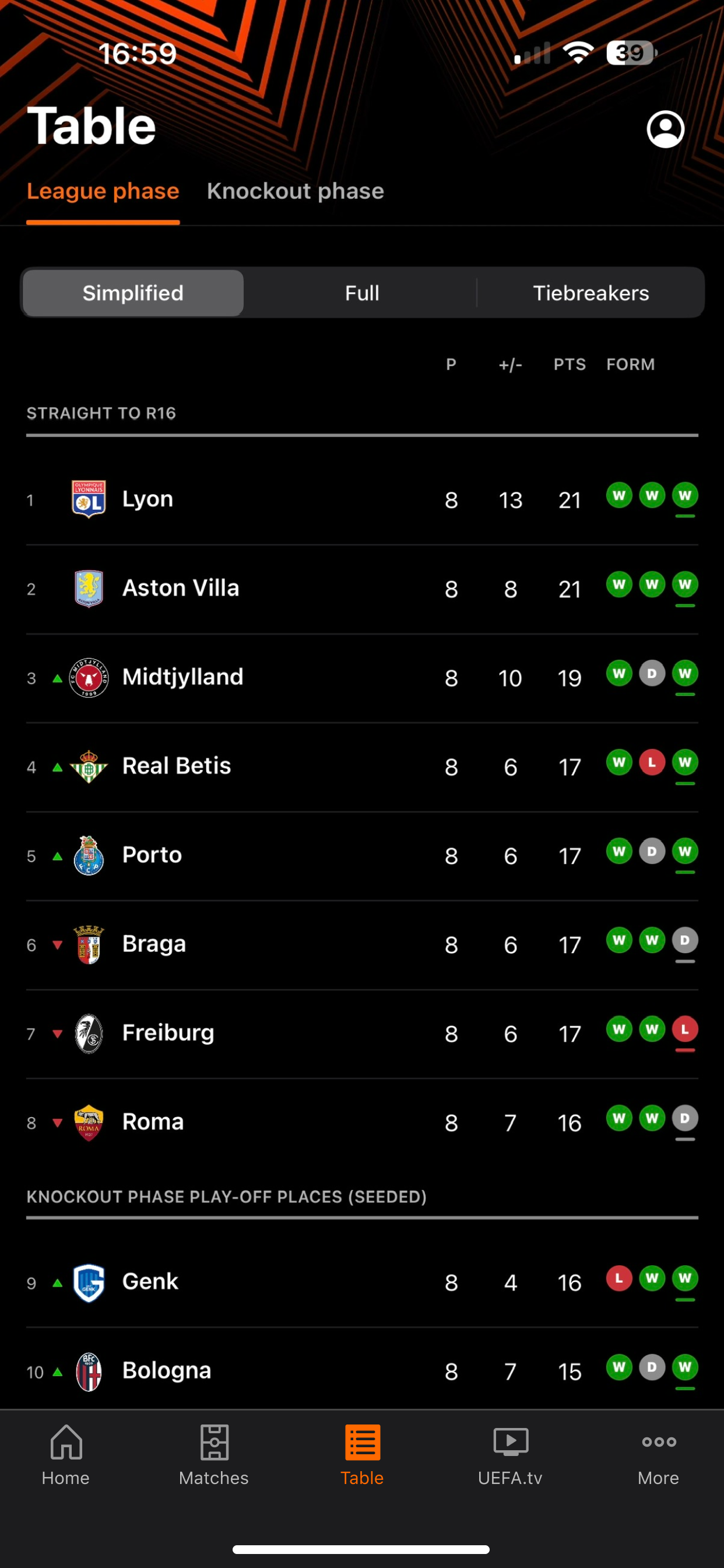 UEFA Europa League Official screenshot 5