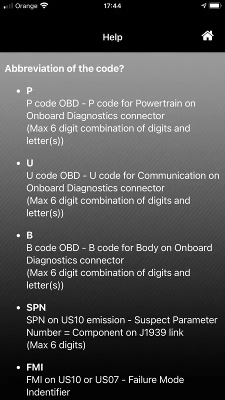 Prevost OBD Code Converter screenshot 3 of 3