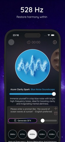 Binaural Beats - Focus & Sleep iPhone screenshot