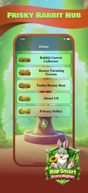 Frisky Rabbit Hub screenshot 2