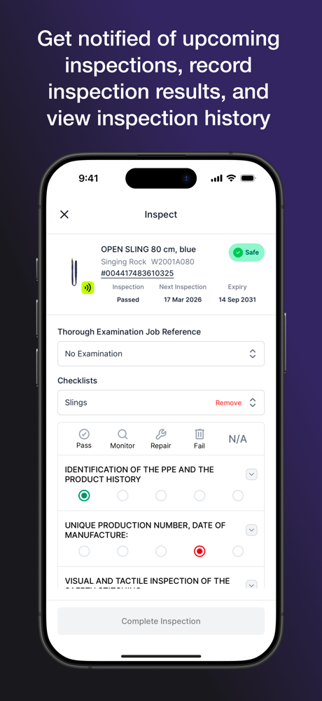 Scannable Safety Equipment App screenshot 6