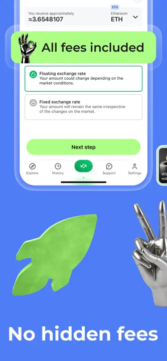 Changelly Exchange・Buy Crypto : capture d’écran 4 sur 7