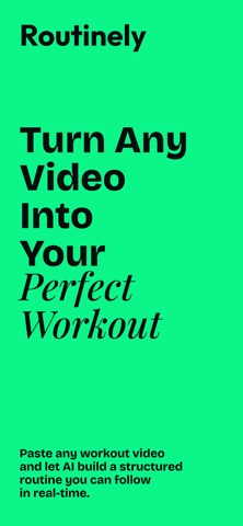 Routinely: AI Fitness screenshot