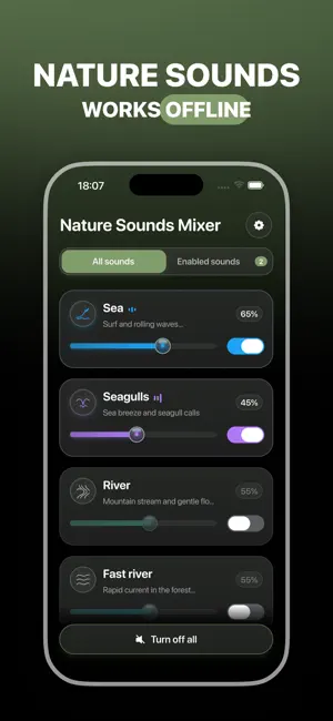 Nature Sounds Mixer screenshot 1